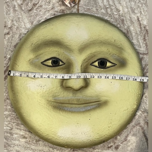 Vintage Moon,hanging moon,Man in the moon,nursery room decor,large Moon Wall Art - Picture 8 of 8